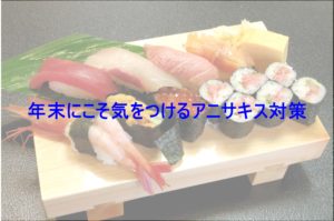 年末こそ気を付けるアニサキス対策